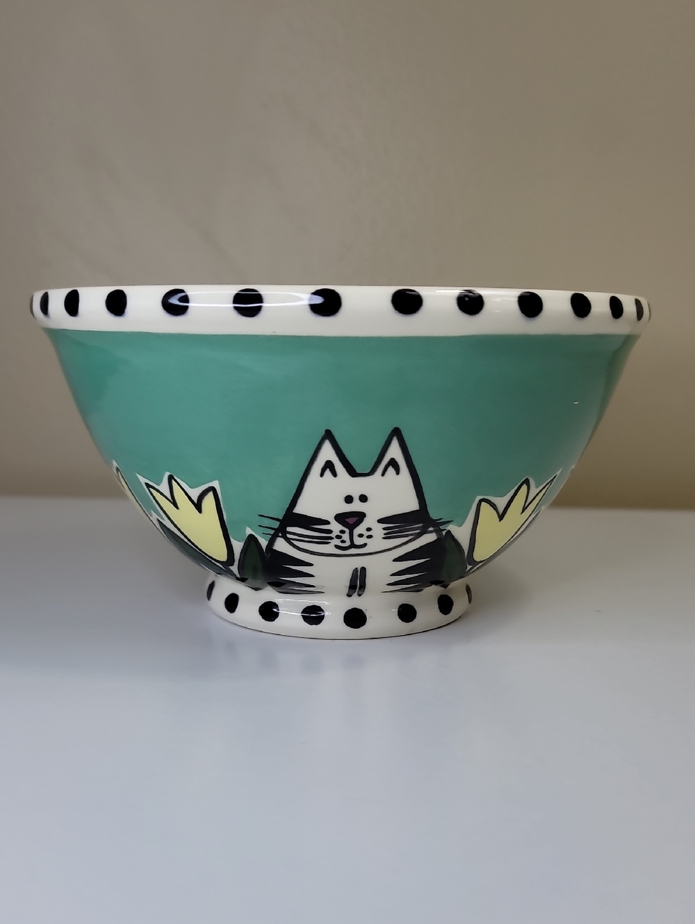 Catfish Moon Studio Ceramic Hand-Painted Bowl